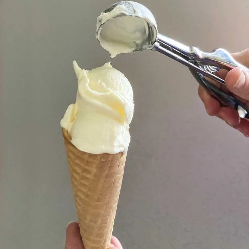 Coni di gelato artigianale Kilometro Gelato